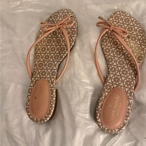 Kate Spade Blush and Tan Sandals